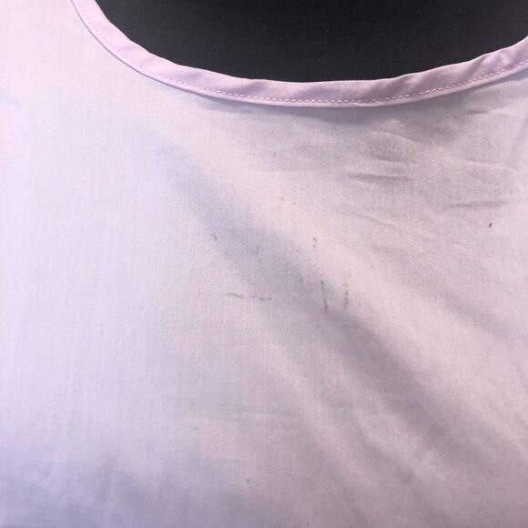 Signature Studio pink ruffle peplum sleeveless top - Picture 3 of 9